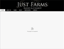 Tablet Screenshot of justfarms.ca